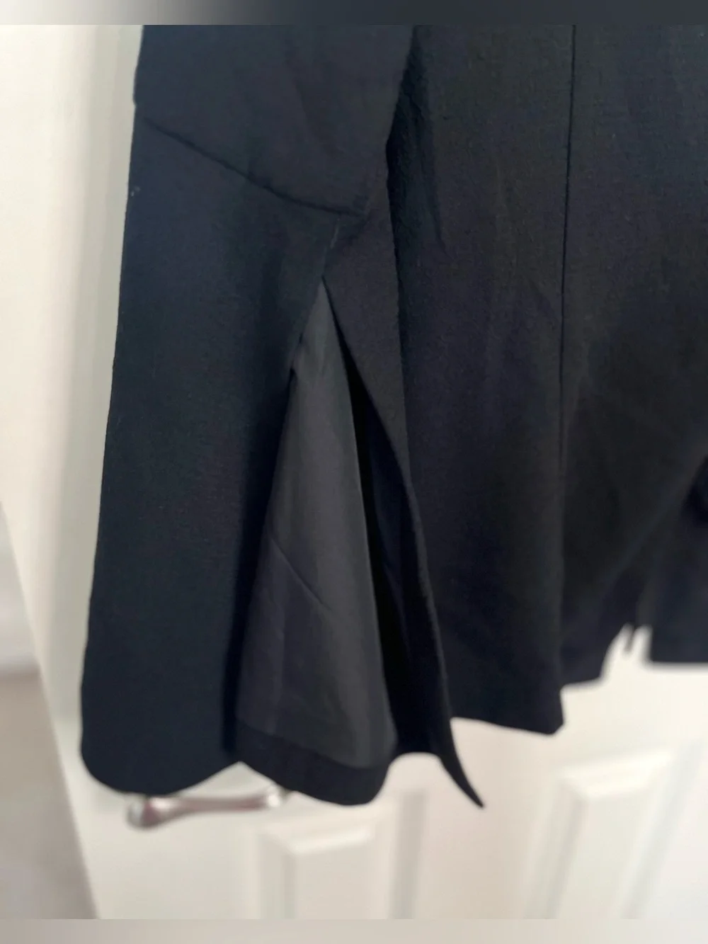 Who What Wear Bell-Sleeve Collarless Blazer
